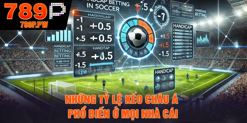 Những tỷ lệ kèo châu Á phổ biến ở mọi nhà cái